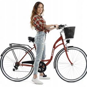 Rower damski miejski DALLAS 28 biegi damka